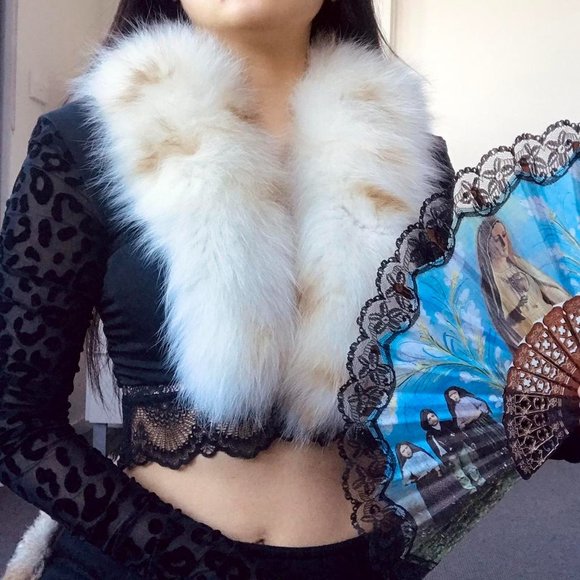 Accessories - Vintage genuine fox muffler